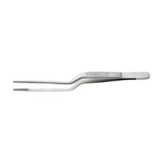 Lucae-Gruenwald Ear Bayonet Dressing Forceps, Serrated - Alira Medical ...