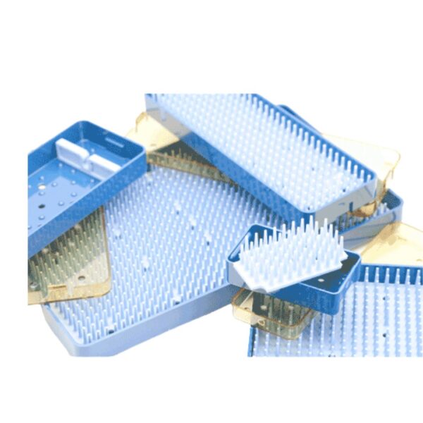 Aluminum Sterilization Trays With Silicone Mat & Lid