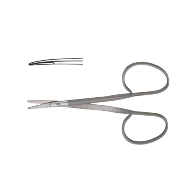 Ribbon Utility Scissors, 9.5cm, Curved
